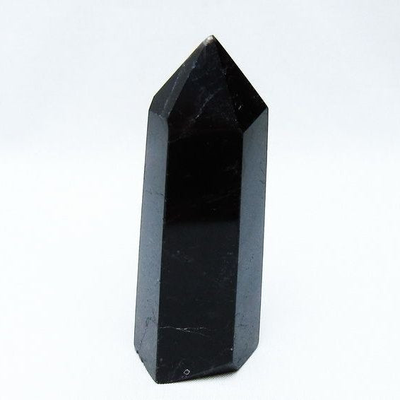 モリオン ポイント 黒水晶 六角柱 142-10759