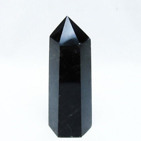 モリオン ポイント 黒水晶 六角柱 142-10760