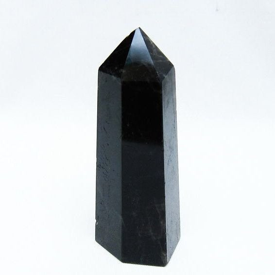 モリオン ポイント 黒水晶 六角柱 142-10762