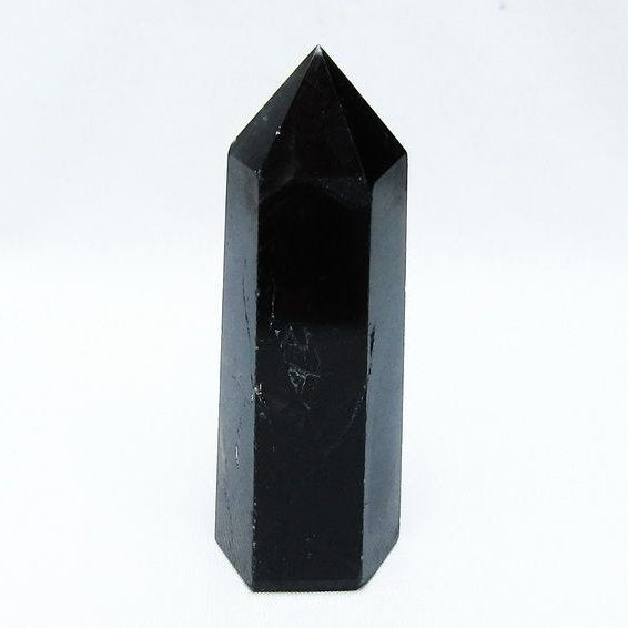 モリオン ポイント 黒水晶 六角柱 142-10763