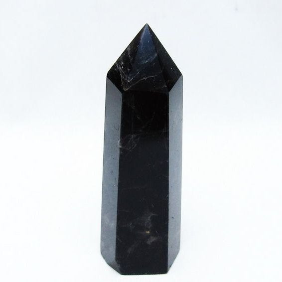 モリオン ポイント 黒水晶 六角柱 142-10764