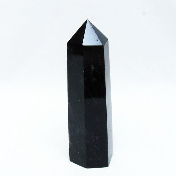 モリオン ポイント 黒水晶 六角柱 142-10765