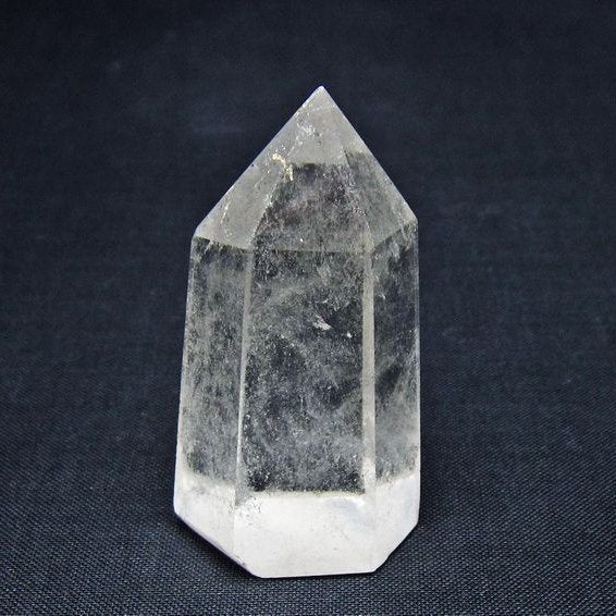 水晶 六角柱 ポイント 置物 一点物 142-10950