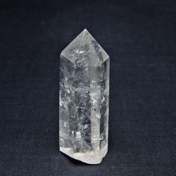 水晶 六角柱 ポイント 置物 一点物 142-10952