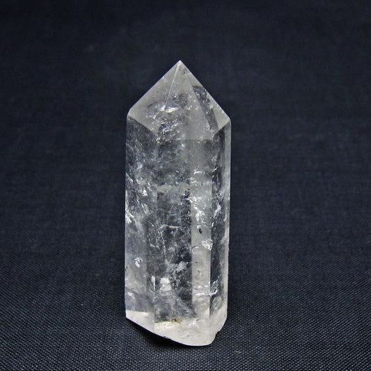 水晶 六角柱 ポイント 置物 一点物 142-10952