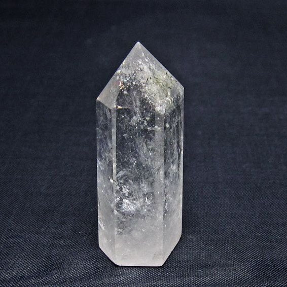 水晶 六角柱 ポイント 置物 一点物 142-10953