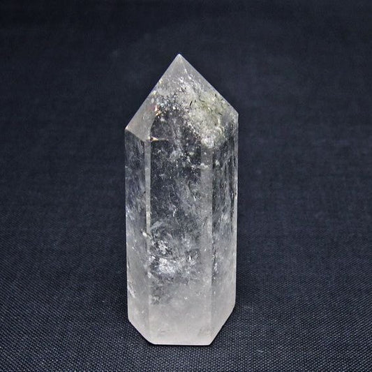 水晶 六角柱 ポイント 置物 一点物 142-10953