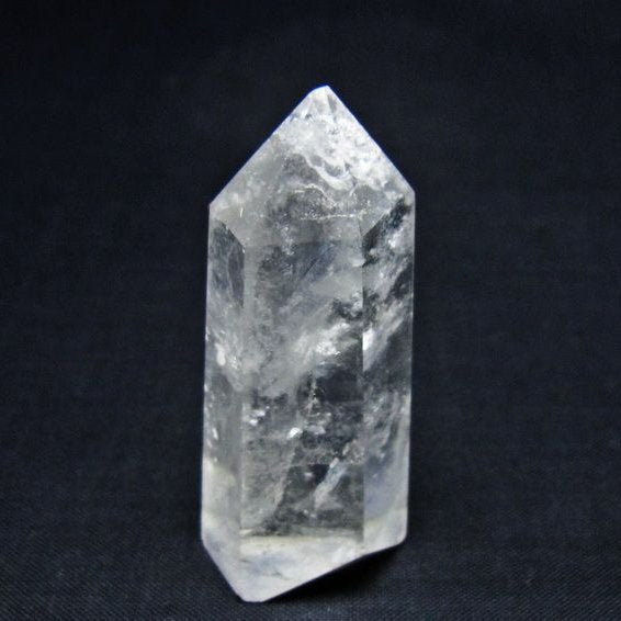 水晶 六角柱 ポイント 置物 一点物 142-10957