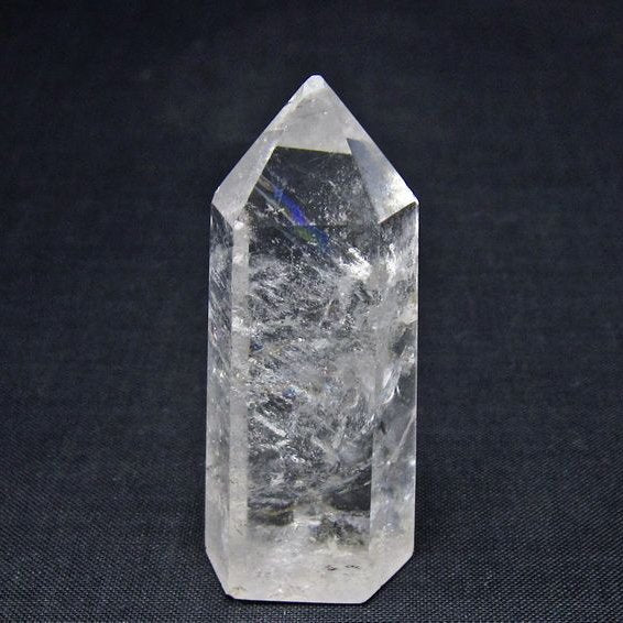 水晶 六角柱 ポイント 置物 一点物 142-10960