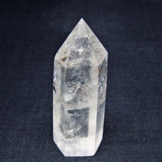 水晶 六角柱 ポイント 置物 一点物 142-10962
