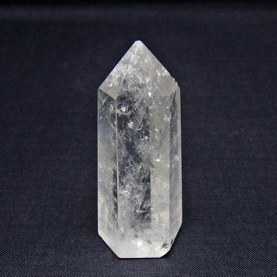水晶 六角柱 ポイント 置物 一点物 142-10963