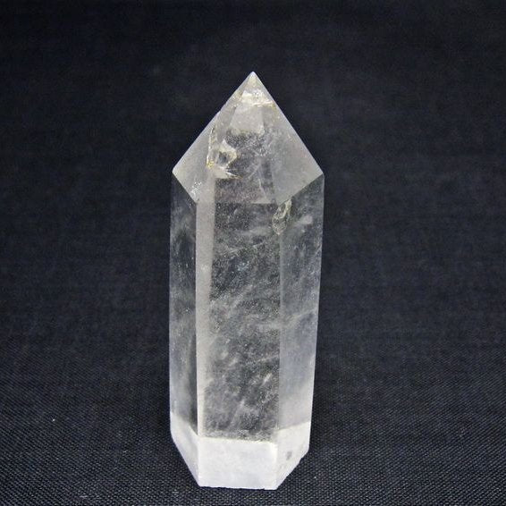 水晶 六角柱 ポイント 置物 一点物 142-10967
