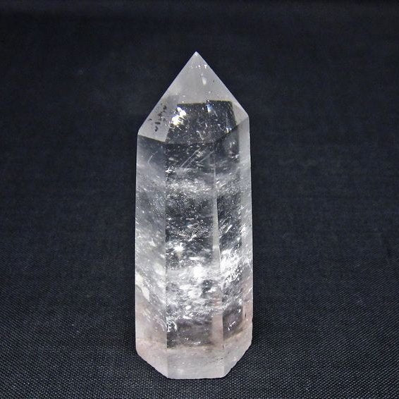水晶 六角柱 ポイント 置物 一点物 142-10969