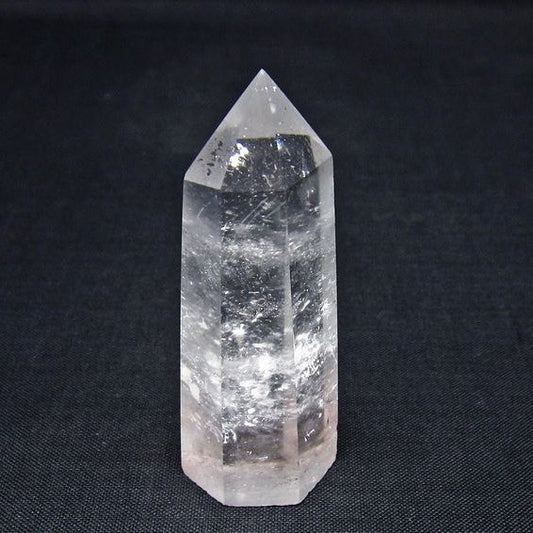 水晶 六角柱 ポイント 置物 一点物 142-10969