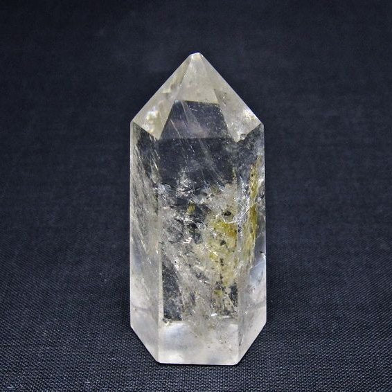 水晶 六角柱 ポイント 置物 一点物 142-10971
