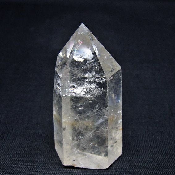 水晶 六角柱 ポイント 置物 一点物 142-10972