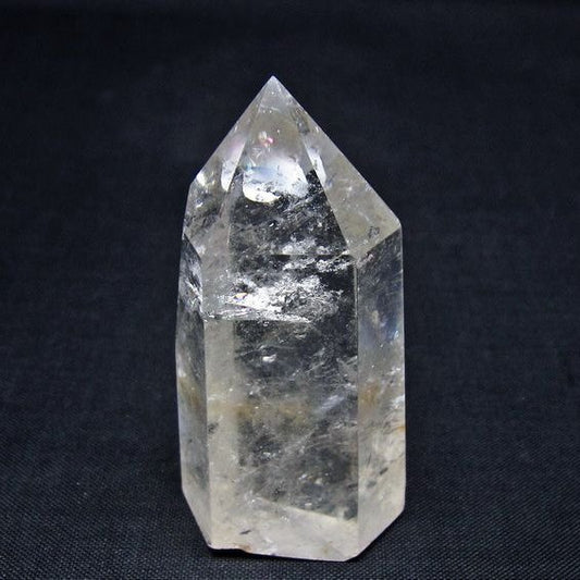 水晶 六角柱 ポイント 置物 一点物 142-10972