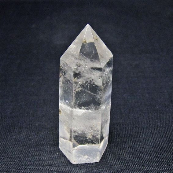 水晶 六角柱 ポイント 置物 一点物 142-10973