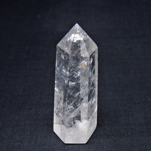 水晶 六角柱 ポイント 置物 一点物 142-10975