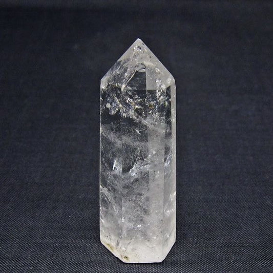 水晶 六角柱 ポイント 置物 一点物 142-10977