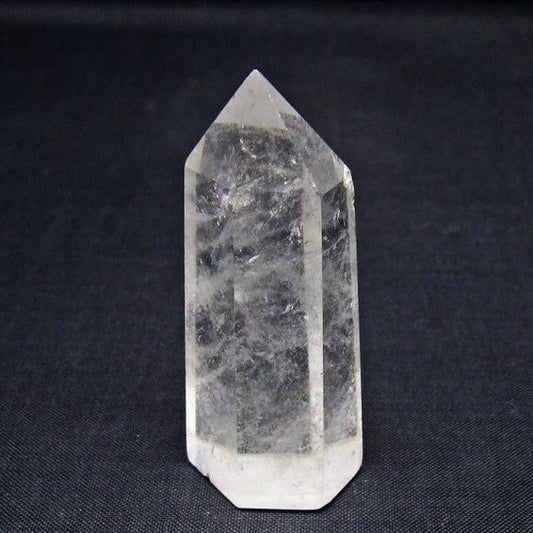 水晶 六角柱 ポイント 置物 一点物 142-10978