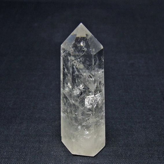 水晶 六角柱 ポイント 置物 一点物 142-10979