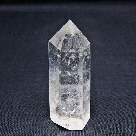 水晶 六角柱 ポイント 置物 一点物 142-10980
