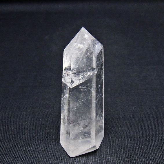 水晶 六角柱 ポイント 置物 一点物 142-10981