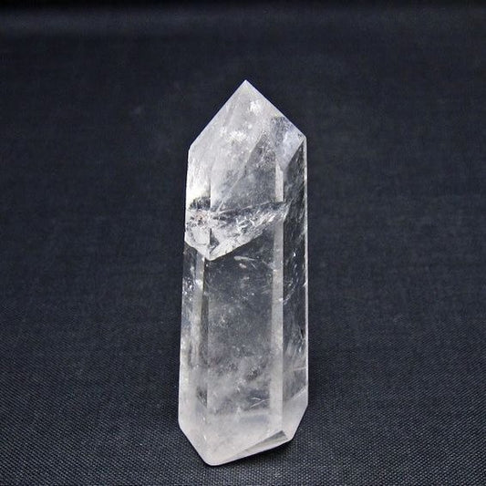 水晶 六角柱 ポイント 置物 一点物 142-10981