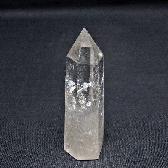 水晶 六角柱 ポイント 置物 一点物 142-10982