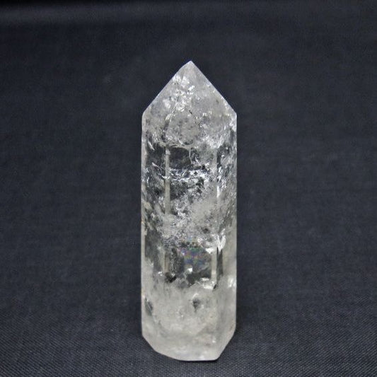 水晶 六角柱 ポイント 置物 一点物 142-10984