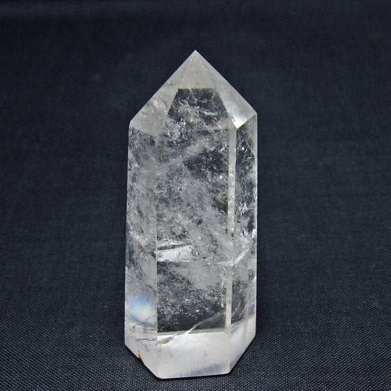 水晶 六角柱 ポイント 置物 一点物 142-10985