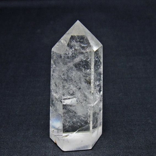 水晶 六角柱 ポイント 置物 一点物 142-10985
