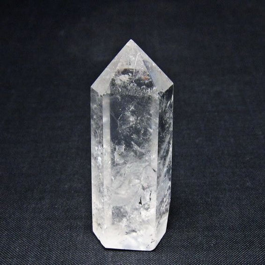 水晶 六角柱 ポイント 置物 一点物 142-10986