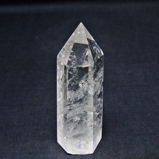 水晶 六角柱 ポイント 置物 一点物 142-10988