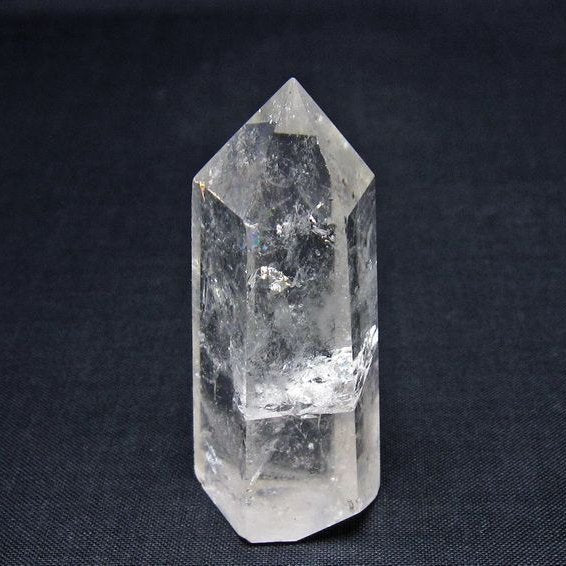 水晶 六角柱 ポイント 置物 一点物 142-10989