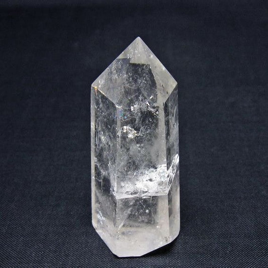 水晶 六角柱 ポイント 置物 一点物 142-10989