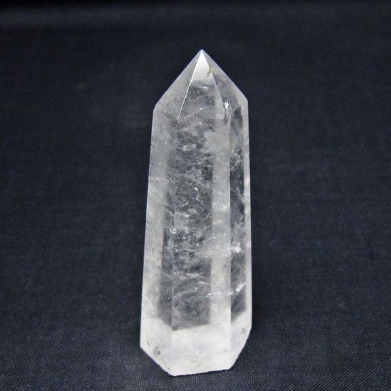 水晶 六角柱 ポイント 置物 一点物 142-10990