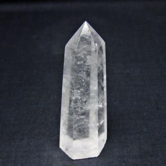 水晶 六角柱 ポイント 置物 一点物 142-10990