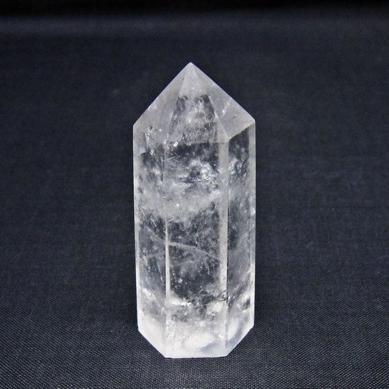 水晶 六角柱 ポイント 置物 一点物 142-10991