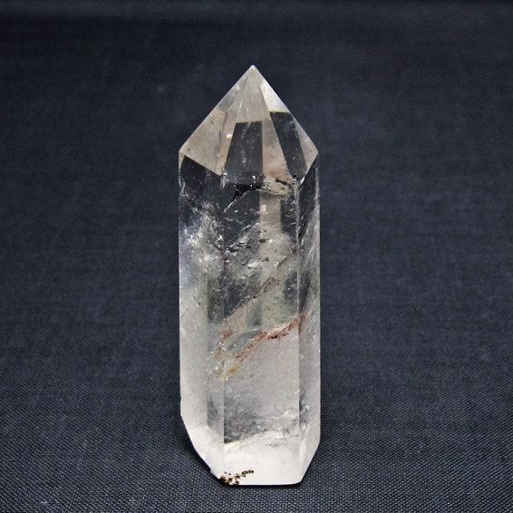 水晶 六角柱 ポイント 置物 一点物 142-10995