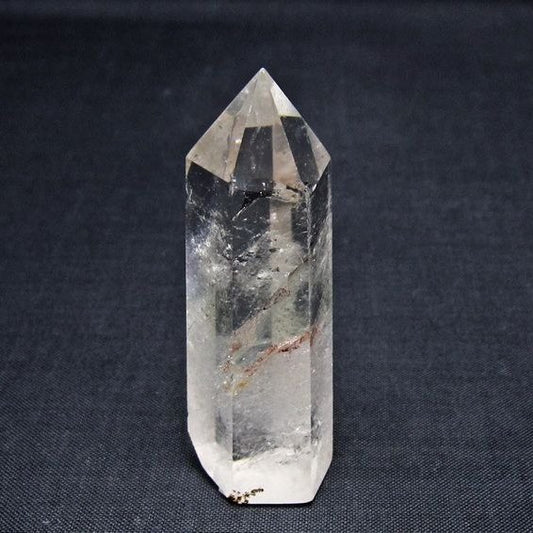 水晶 六角柱 ポイント 置物 一点物 142-10995