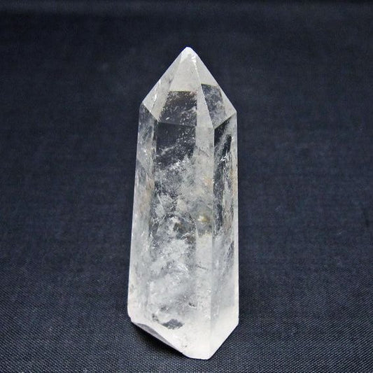 水晶 六角柱 ポイント 置物 一点物 142-10997