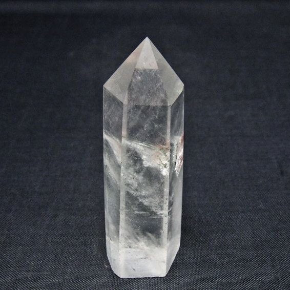 水晶 六角柱 ポイント 置物 一点物 142-10999