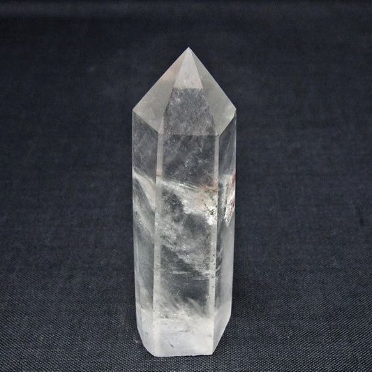 水晶 六角柱 ポイント 置物 一点物 142-10999