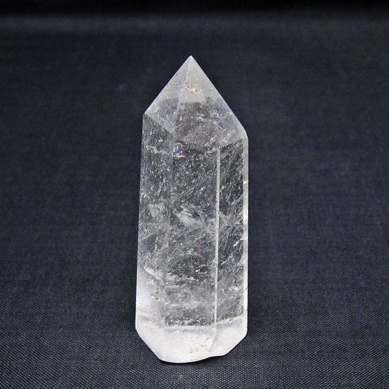 水晶 六角柱 ポイント 置物 一点物 142-11003