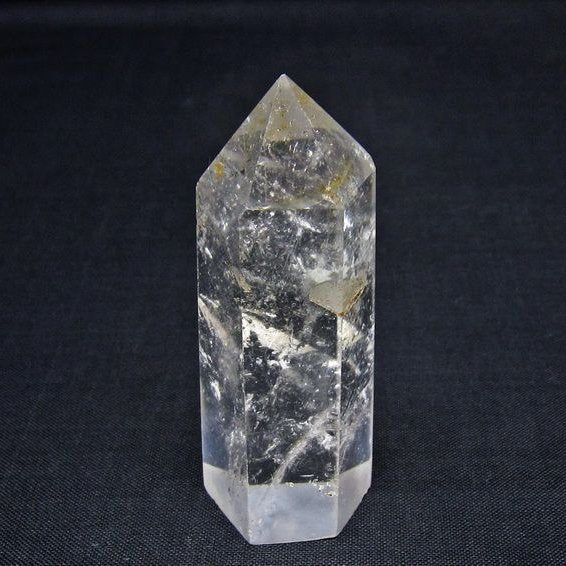 水晶 六角柱 ポイント 置物 一点物 142-11007