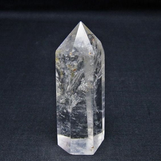水晶 六角柱 ポイント 置物 一点物 142-11009