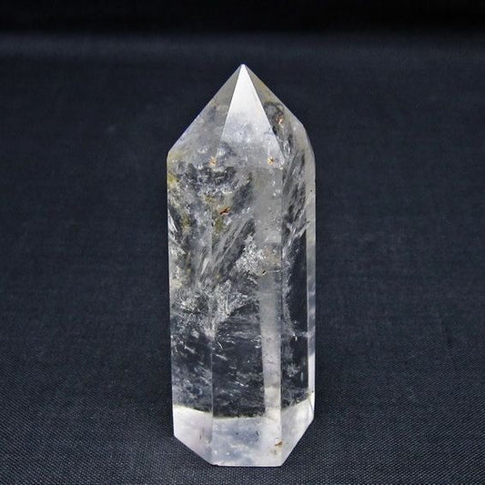 水晶 六角柱 ポイント 置物 一点物 142-11009
