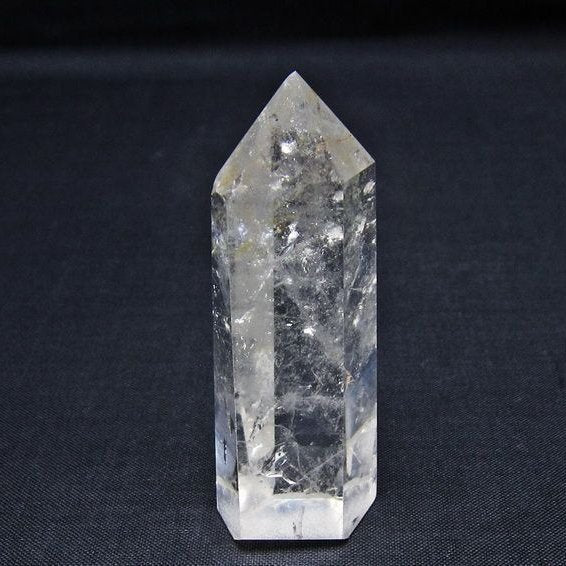 水晶 六角柱 ポイント 置物 一点物 142-11010